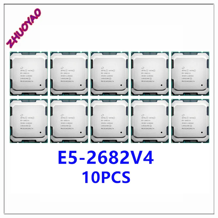 10PCS-E5-2682-V4-E5-2682V4-CPU-PROCESSOR-16-CORE-2-5GHZ-40MB-L3-CACHE ...