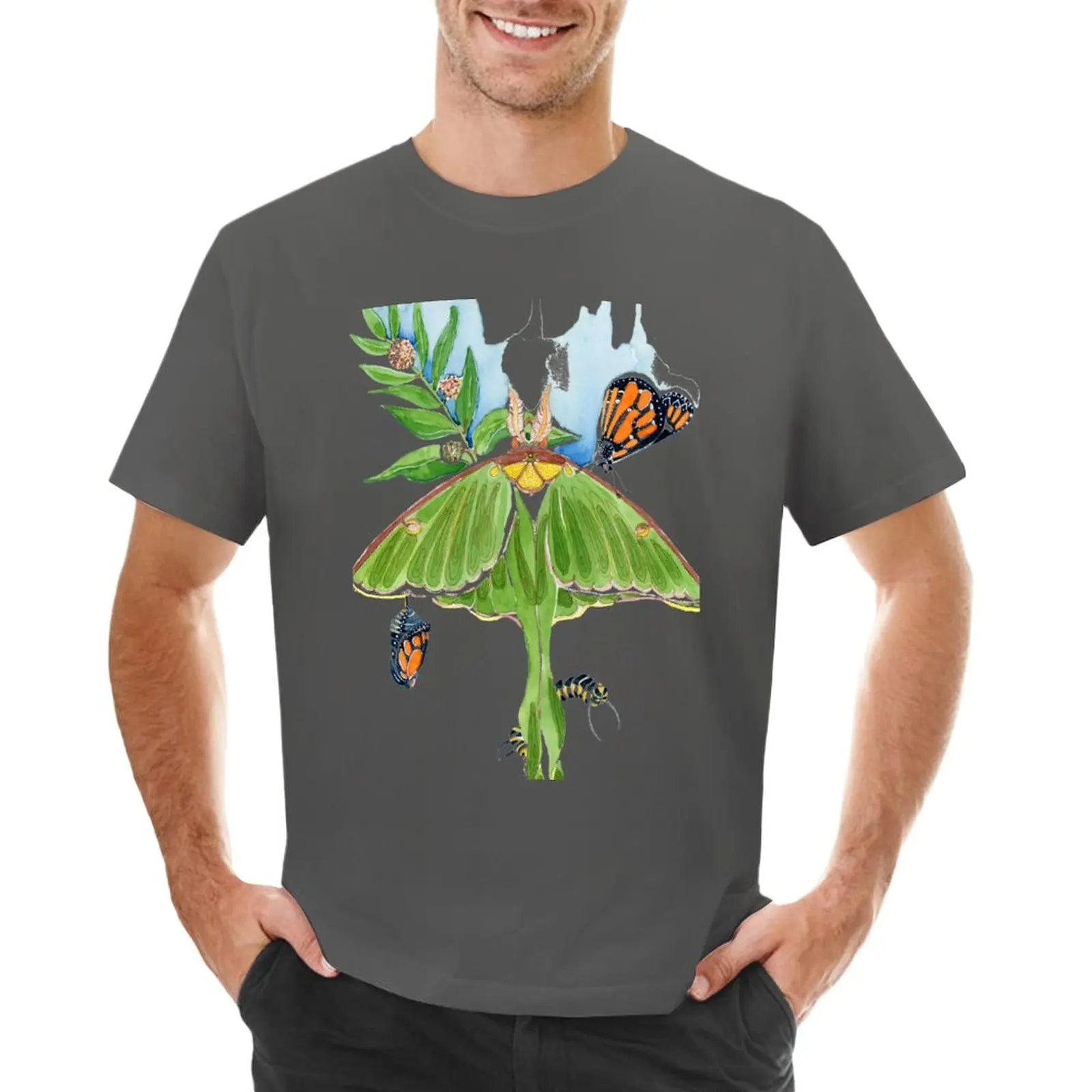 

Monarch Cycle T-Shirt shirts graphic tees plus size tops t shirts for men cotton