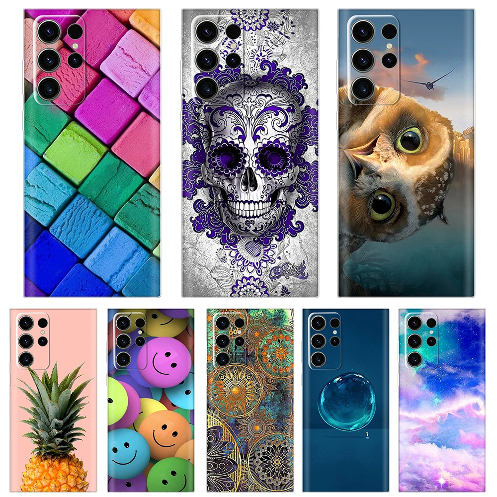 Per Samsung S23 Ultra Case New Fashion Print Cover Opaca Per Samsung Galaxy S23 Plus / S 23 5G Custodie Per Telefoni Coque S23Ultra Bumper