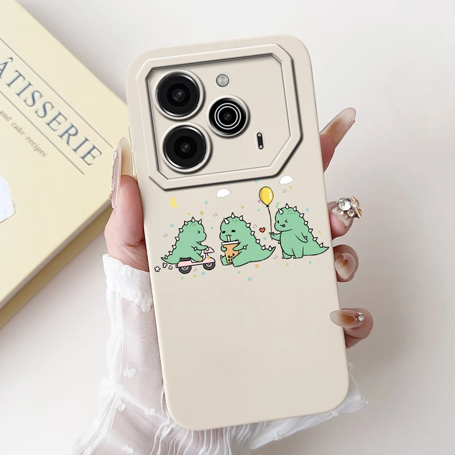 Cute Fashion Painted Soft TPU Phone Case - 6.78'' Cover with Bumper Protection