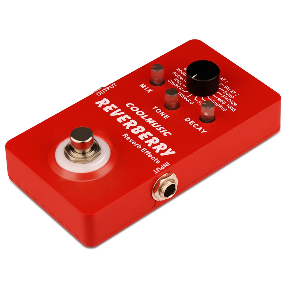YIWENG Effector, Gitaar Effect Pedaal Digitaal Reverb Pedaal