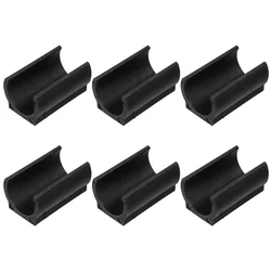 25 Pcs Non-slip Mat Anti Slip Furniture Pads Plastic Chair Leg Protectors Rubber U-shaped Foot Mats