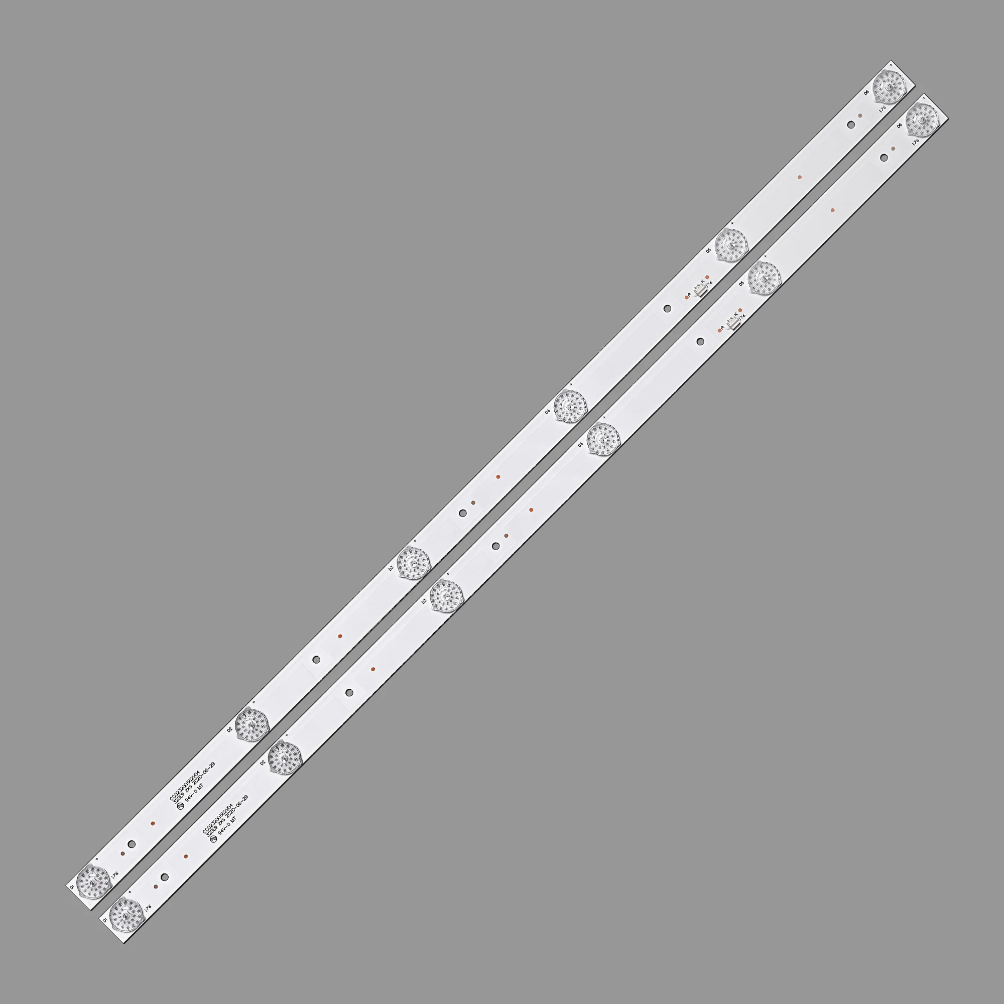 2pcs/lot For New Led Backlight CC02320D562V04 For 32inch Strip LE-8822A SJ.HL.D3200601-2835BS-F 320E9 2X6 6v 6lamp 56CM 100%NEW