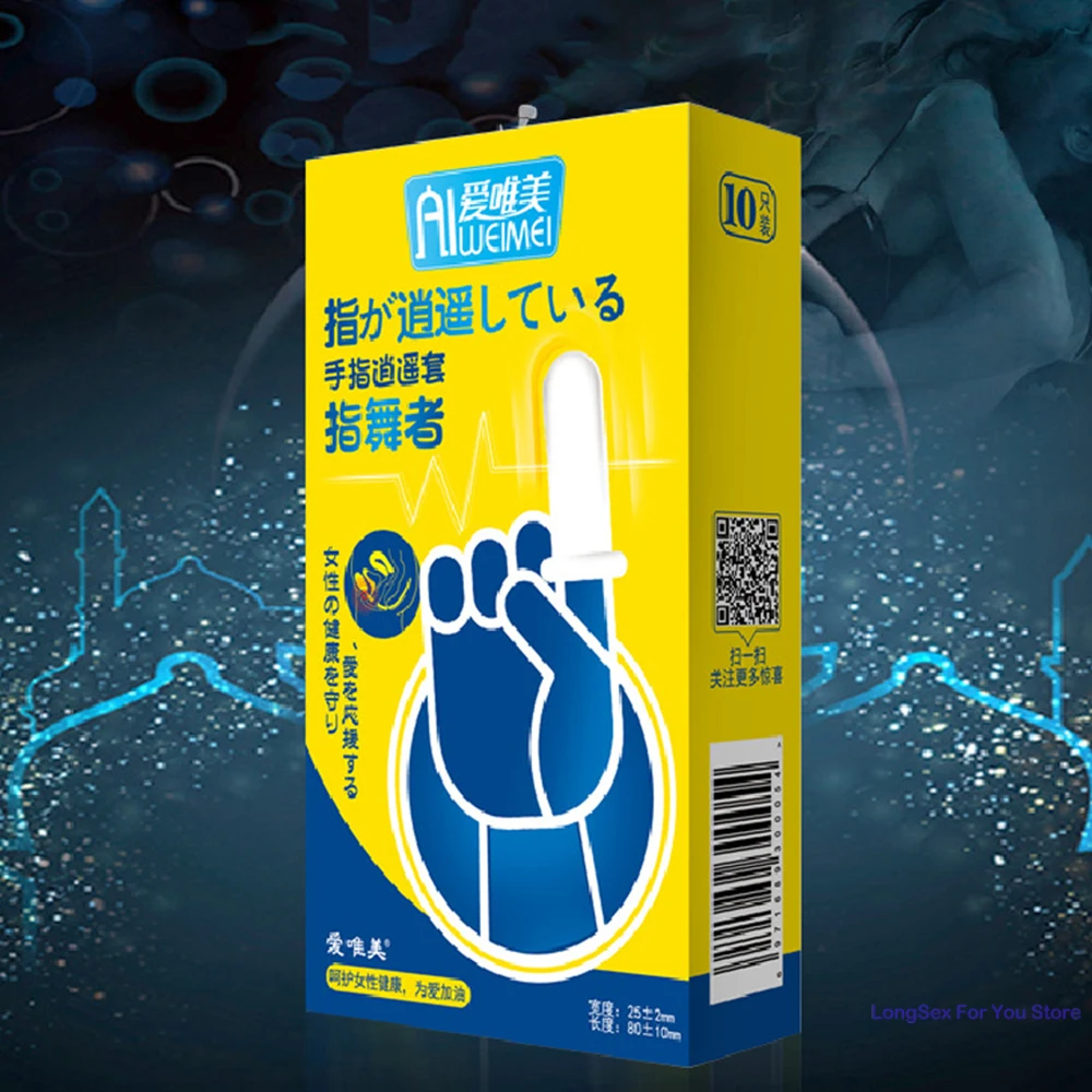 Sex Toys Reusable Condom Finger Sleeve Vaginal Massager Female Masturbation G Spot Stimulator Clitoris Stimulator For Couples