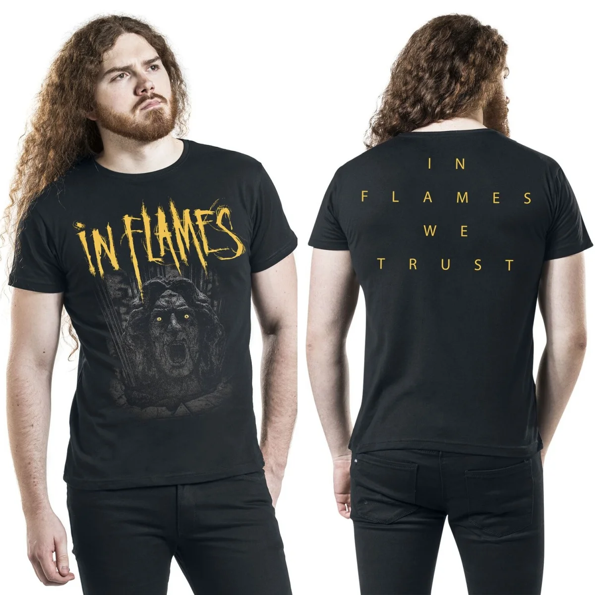 Hot in Flames 그래픽 코튼 티셔츠 유니섹스 여름 반팔 패션 브랜드 티셔츠 럭셔리 캐주얼 빈티지 티셔츠