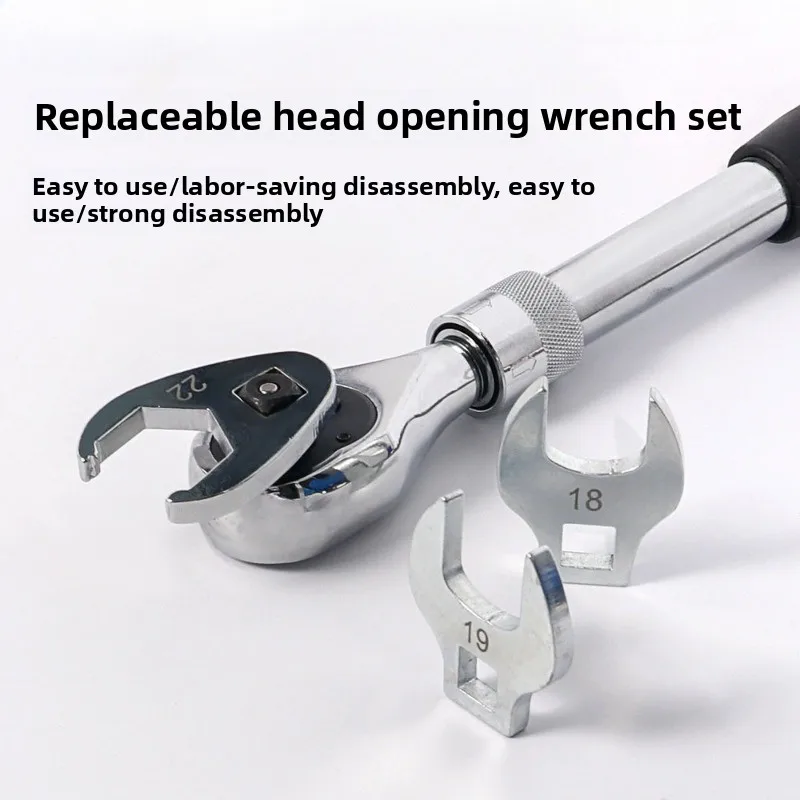 3/8Inch Drive Crowfoot Horn Wrench 10 To 22mm Metric Foot Open End Spanner for Torque Bullhorn Wrenches Keys Set 9/11 Pcs