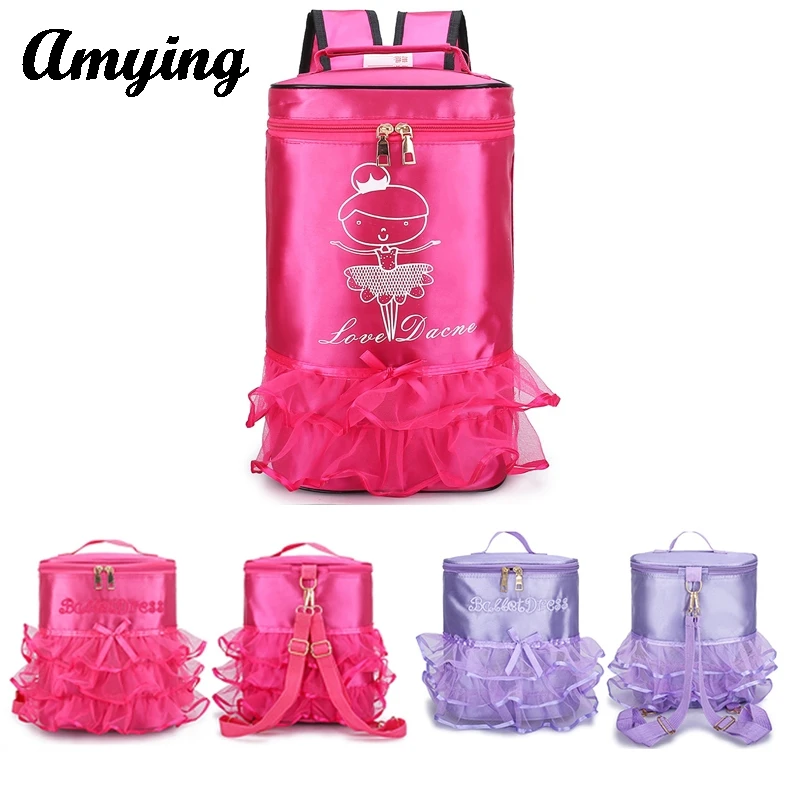 New Kids Backpack Dance Bag Children Dance Duffel Bag Girls Gymnastics Latin Dance Bag Toddler Yoga Tap Dance Jazz Storage Bag 3