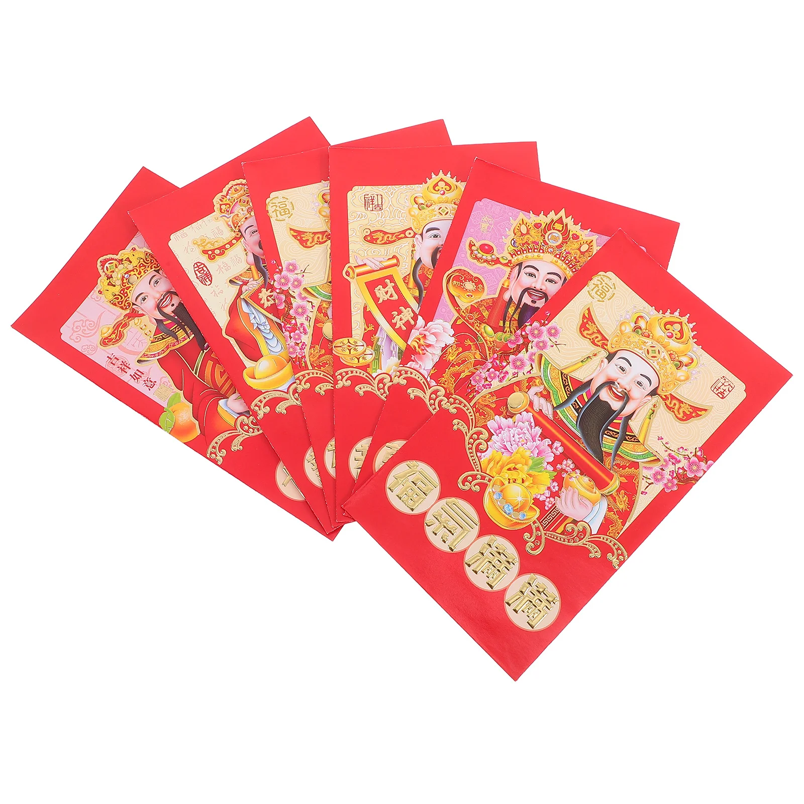 Cartoon Lai Feng Snake Zodiac Red Envelopes Chinese Paper Envelopes Printing Products Lucky Money Bag 30 Pcs