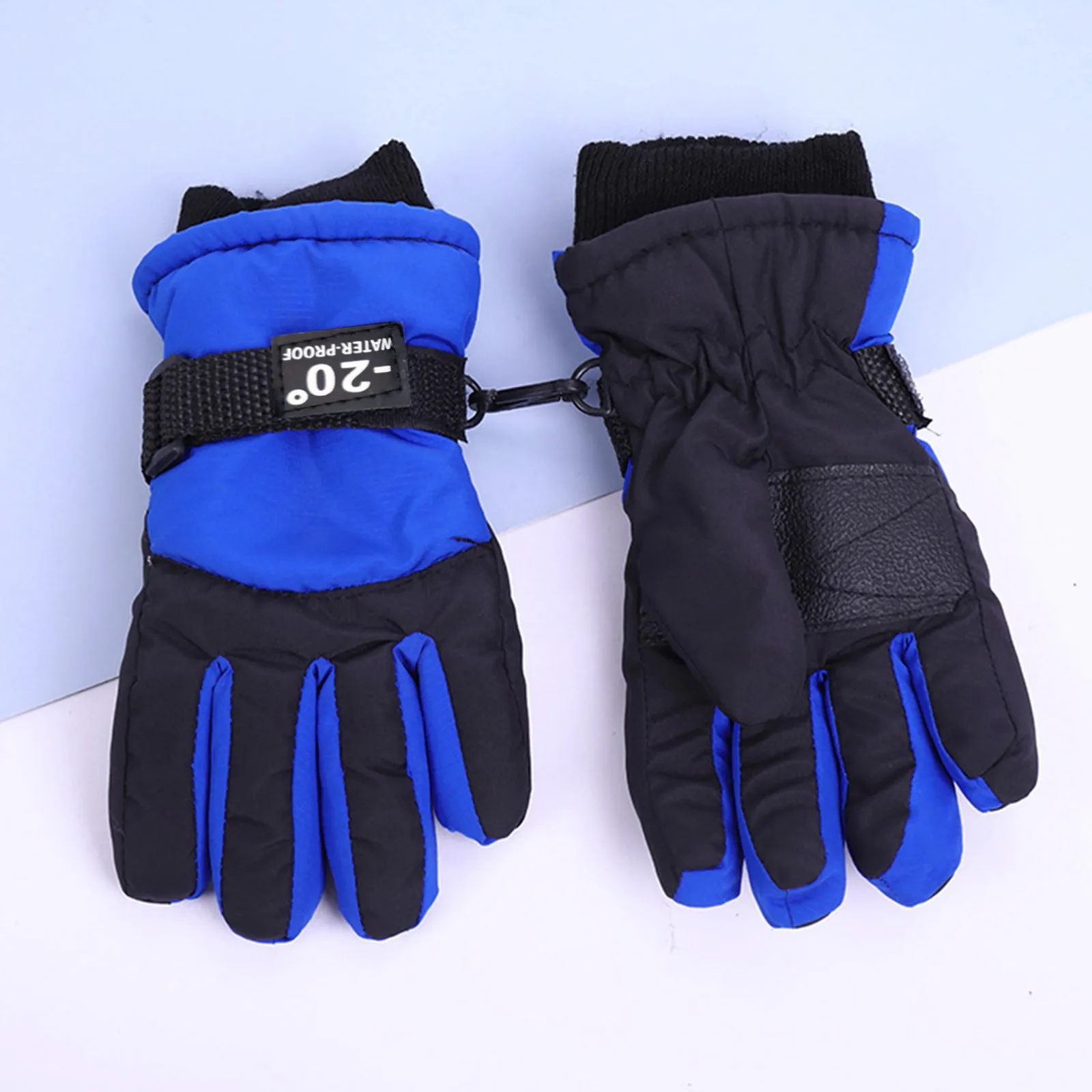 Children Skiing Cycling Gloves Toddler Thick Outdoor Gloves Ski Warm Skating Kids Snowboarding Windproof перчатки для малышей