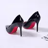 2024High Heel Pointed Toe Stiletto Red Bottom Fashion Women's Shoes Shallow High Heels Red Bottom High Heels Lolita Shoes 2