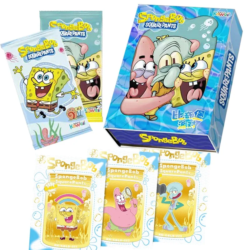 Spongebob Squarepants Card Beachburg Party Series Patrick Star Squidward Funny Beach Adventure Cute Limited Collection Card Gift