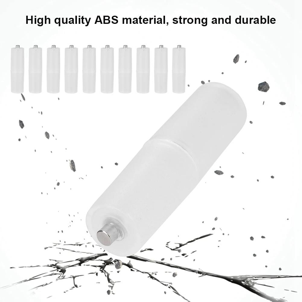Battery Converter Adapter 10PCS Battery Converter AAA to AA Size Cell Battery Converter Adapter Batteries Holder Case Switcher