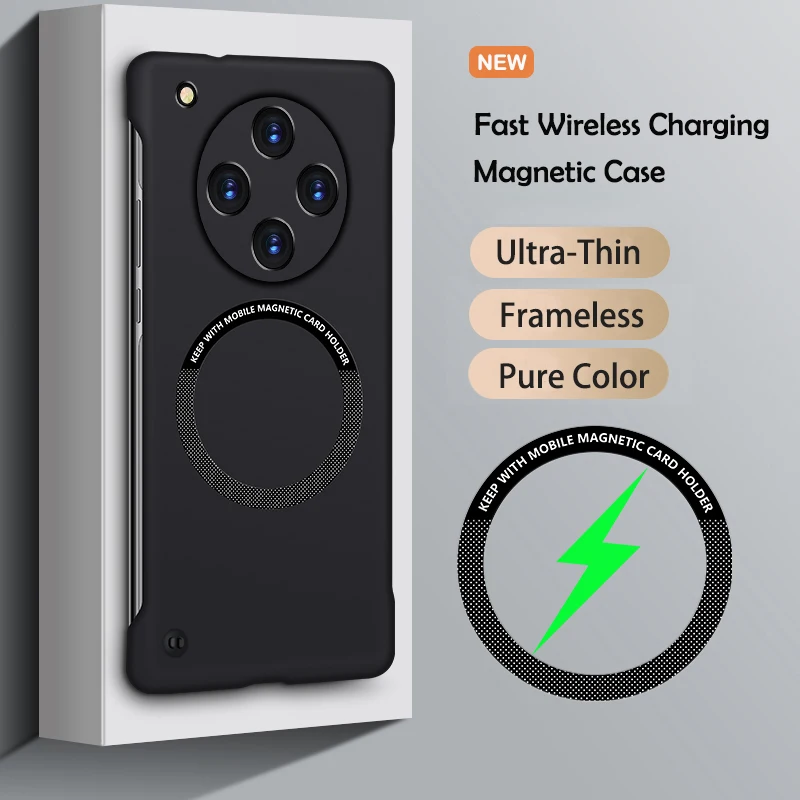 Luxury Ultra Slim Magnetic Frameless Color Phone Case - Shockproof Design