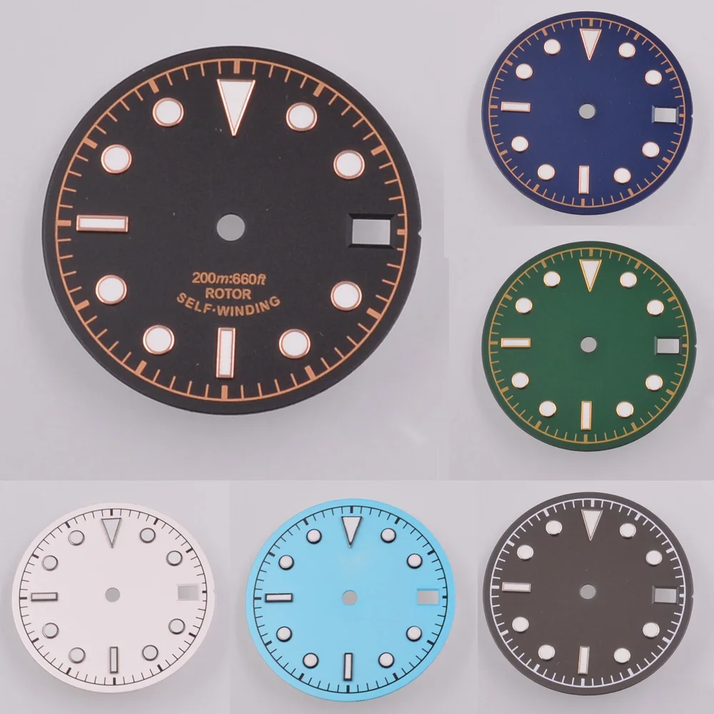 Watch Face Accessories Watch Dial Accessories 28.5MM Sterile Watch Dial Fit NH35 NH36 Movement