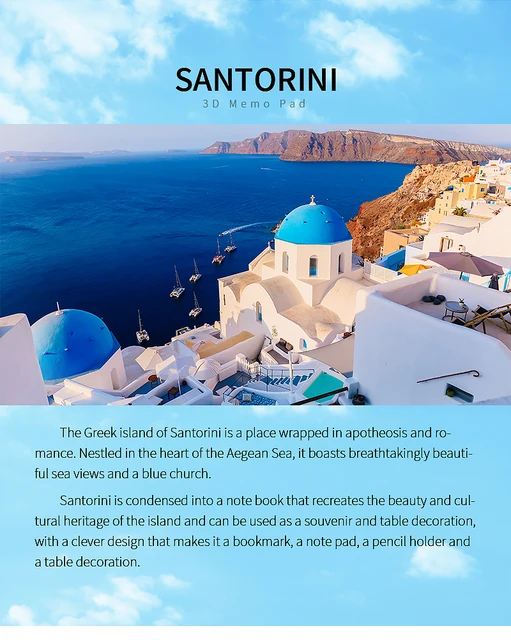 Santorini Calendar 2024 (with Lights) – Arti Memo