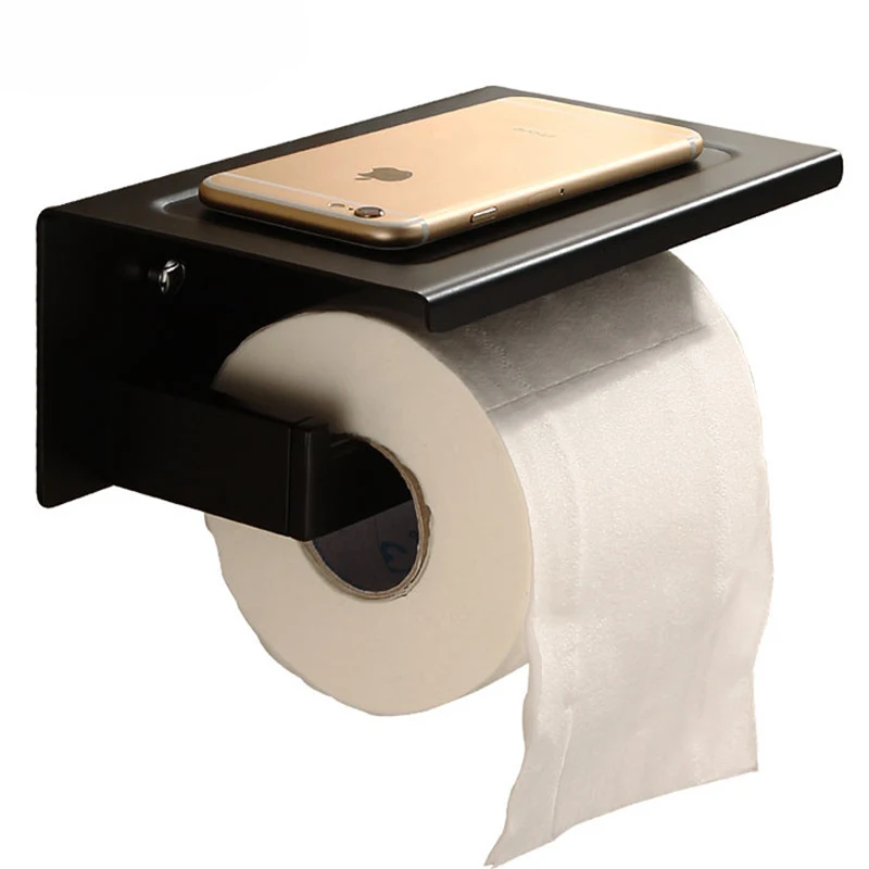 Top Quality SUS304 Stainless Steel Toilet Paper Holder Brushed Color