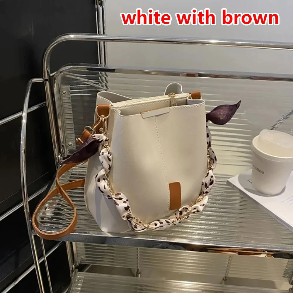 white with brown