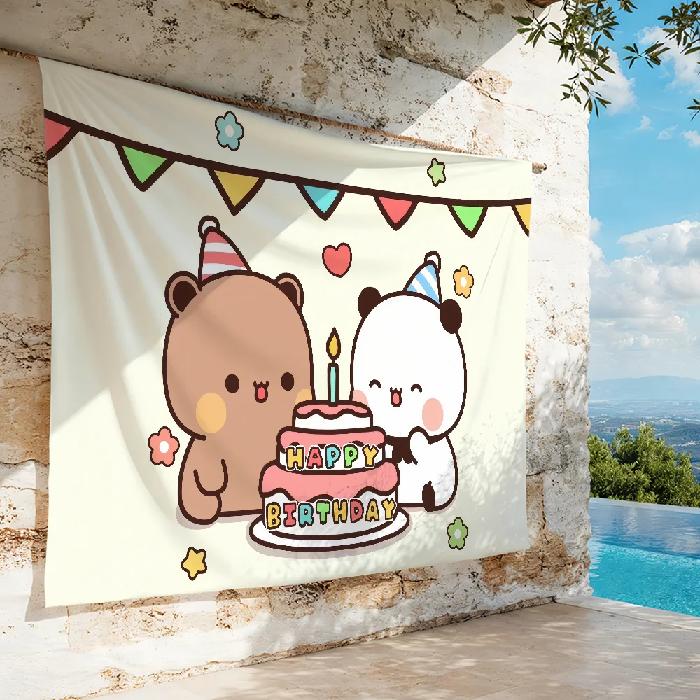 Dudu Bubu Happy Birthday Celebration Banner for Indoor & Outdoor Decor