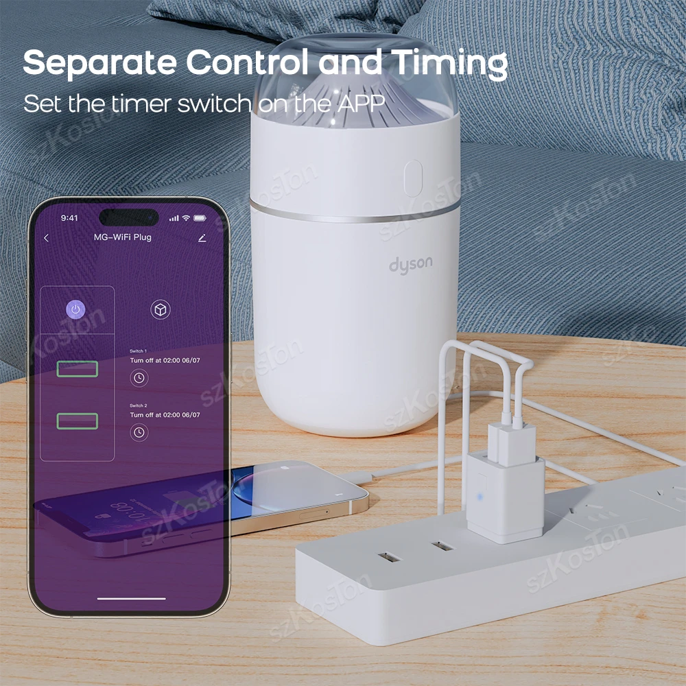 Zigbee Adapter Tuya Smart Home Micro USB Adaptor WiFi Zigbee 1/2/3 Gang Charging Plug Power Adaptor APP Timing Voice Control for Alexa Google