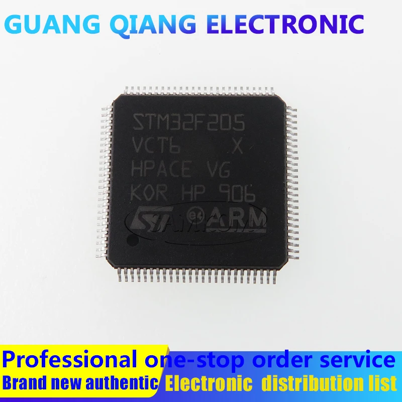 

1 шт. STM32F205VCT6 IC MCU 32BIT 256KB FLASH 100LQFP