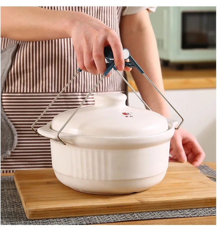 Description Picture 5 of itemKitchen Anti Scalding Clip Hot Plate Gripper Hot Bowl Gripper Clips For Cooking Baking Pressured Cooker Microwave Oven Air Fryer