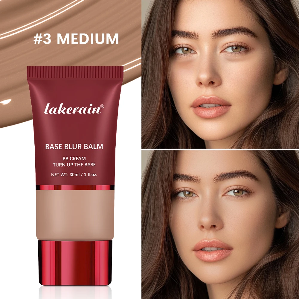 Base Blurring Foundation 5Colors Long Lasting 24H Control Oil Smooth Matte Balancing Shine Base Bronze Cosmetics Makeup