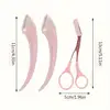 Eyebrow Trimming Knife Eyebrow Face Razor For Women Professional Eyebrow Scissors With Comb Brow Trimmer Scraper Accesso 6