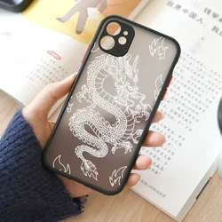 Stylish Purple Dragon Pattern Glossy Soft Silicone Phone Case Cover - iPhone 7 8 SE (-8)