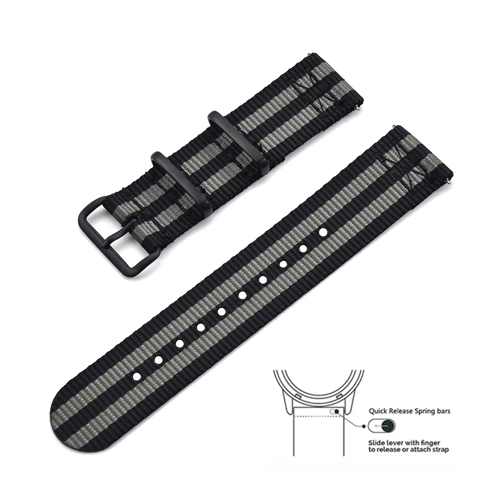 Best Low Cost Nylon 20 mm Watch Strap Replacement COL-ROW-BC_K0034092 main image 1