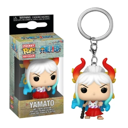 Llavero de bolsillo Funko de One Piece, Yamato, Nami, Roronoa Zoro, Chopper, Luffy, Taro, Trafalgar Law, Portgas D. Ace, figura de PVC, modelo de juguete, regalo