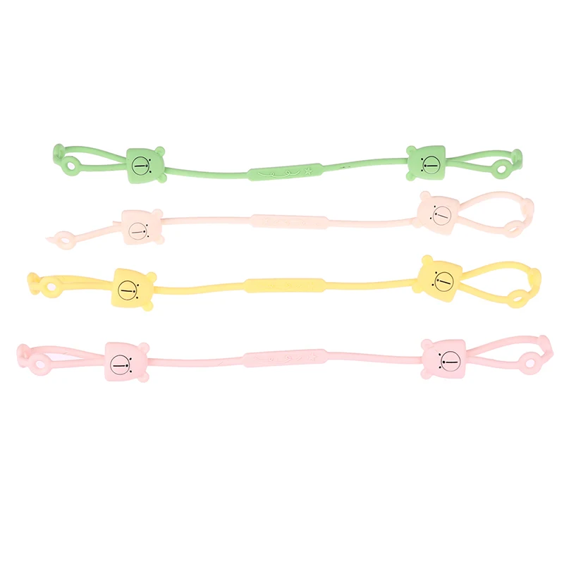 

Silicone Anti-lost Chain Strap Adjustable Pacifier Holder Chain Soft Silicone Baby Teether Toys Straps Stroller Accessories