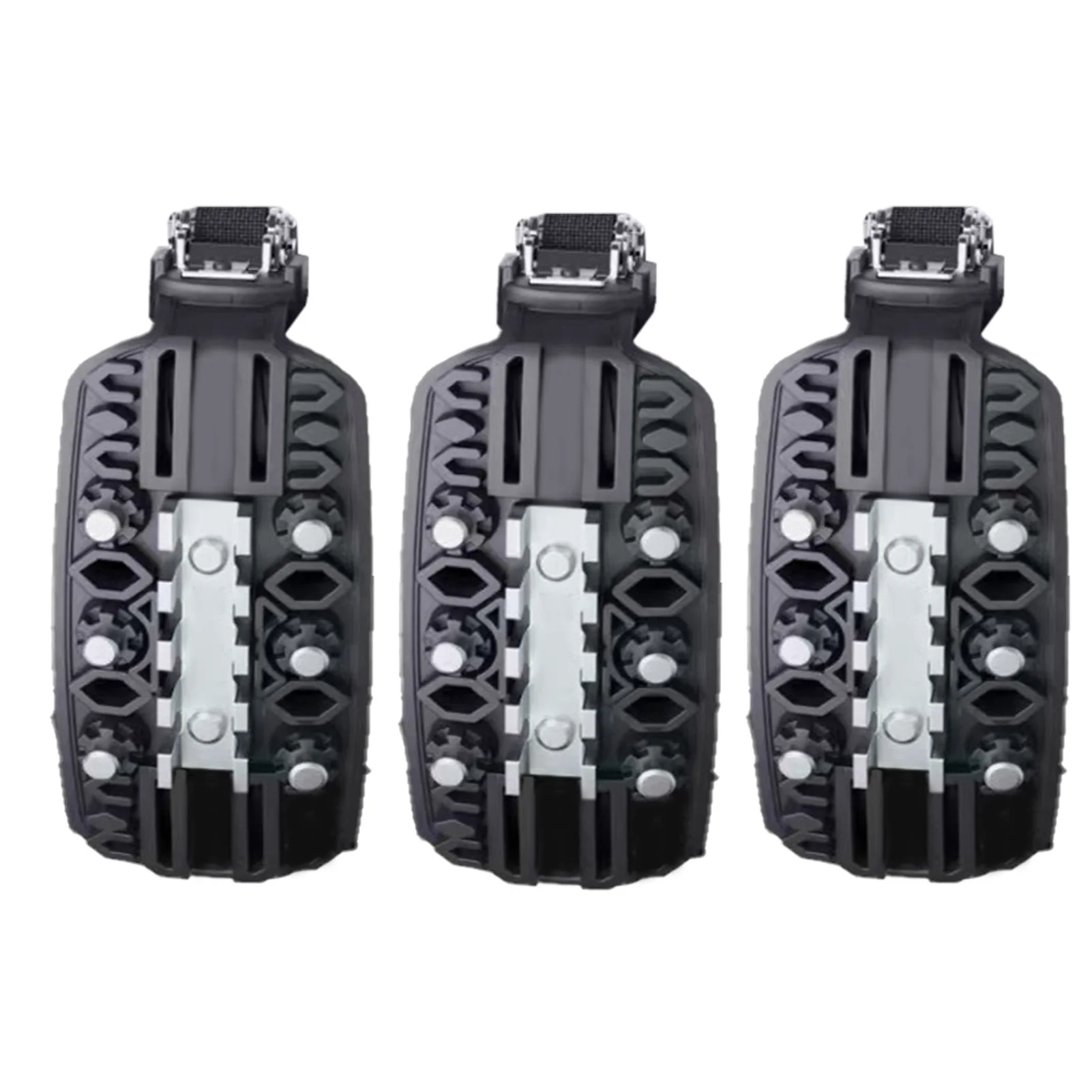 3PCS Snow Chains Anti-Skid Tire Chains For Cars Winter Snow Tire For Winter Driving On Ice Mud And Mountain Roads