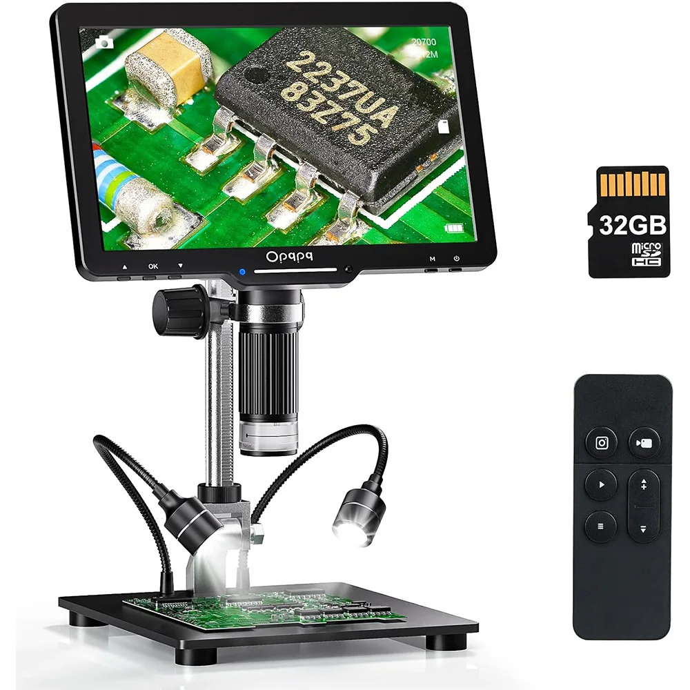 Opqpq ODM501 10" HDMI Digital Microscope 24MP 1300X Soldering ...