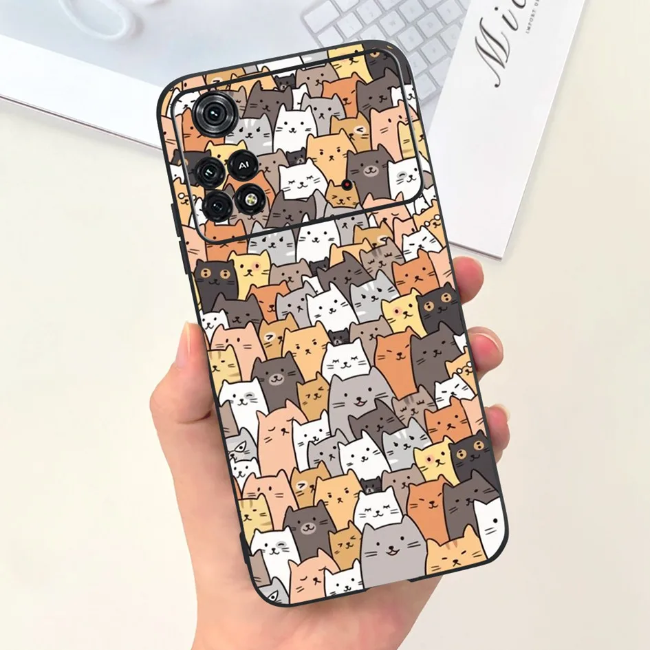 Fashionable Shockproof Silicone Soft TPU Back Cover - Artistic Design Case with Bumper Protection
