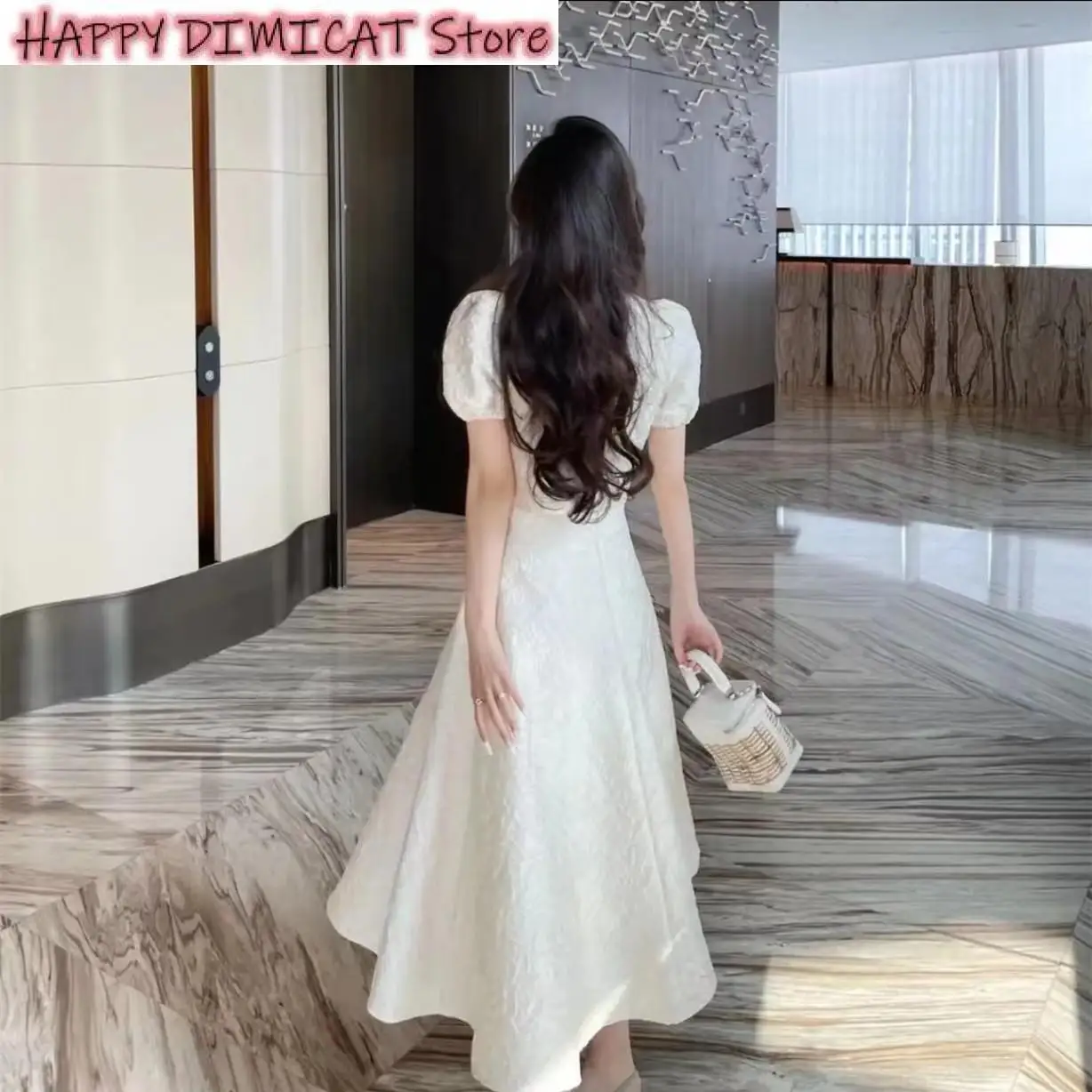 Evening Party A Line Skirt New Elegant Two Piece Sets Women Korean Fashion Vintage Office Lady Jacquard Top + Casual Slim