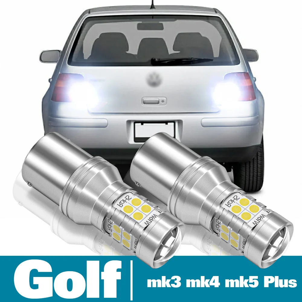 2 Pz Led Luce Di Retromarcia Per Vw Volkswagen Golf Mk3 Mk4 Mk5 Plus Accessori 1997-2013 2006 2007 2008 2009 2010 Backup Backup Lam