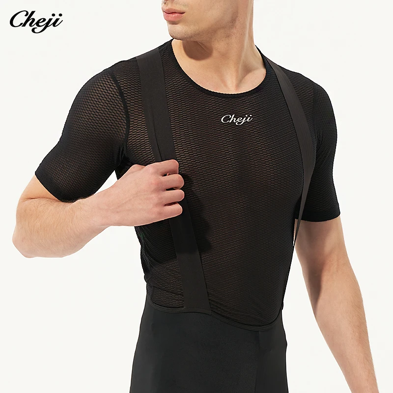 thumbnail image 1 of Camisetas de ciclismo CHEJI para hombre, camisetas de manga corta, secado rápido, tela de alta calidad, ciclismo, antisudor, transpirables, para verano, 1 of 5