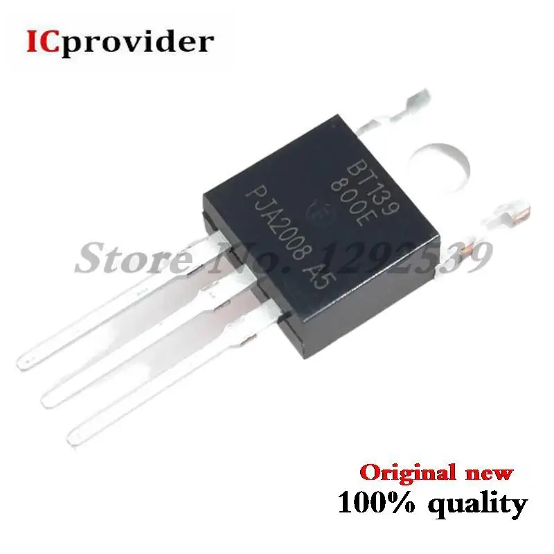100 шт./лот BT139-800E-220 BT139-800 BT139 симисторов логический уровень 800v 16A IC новый