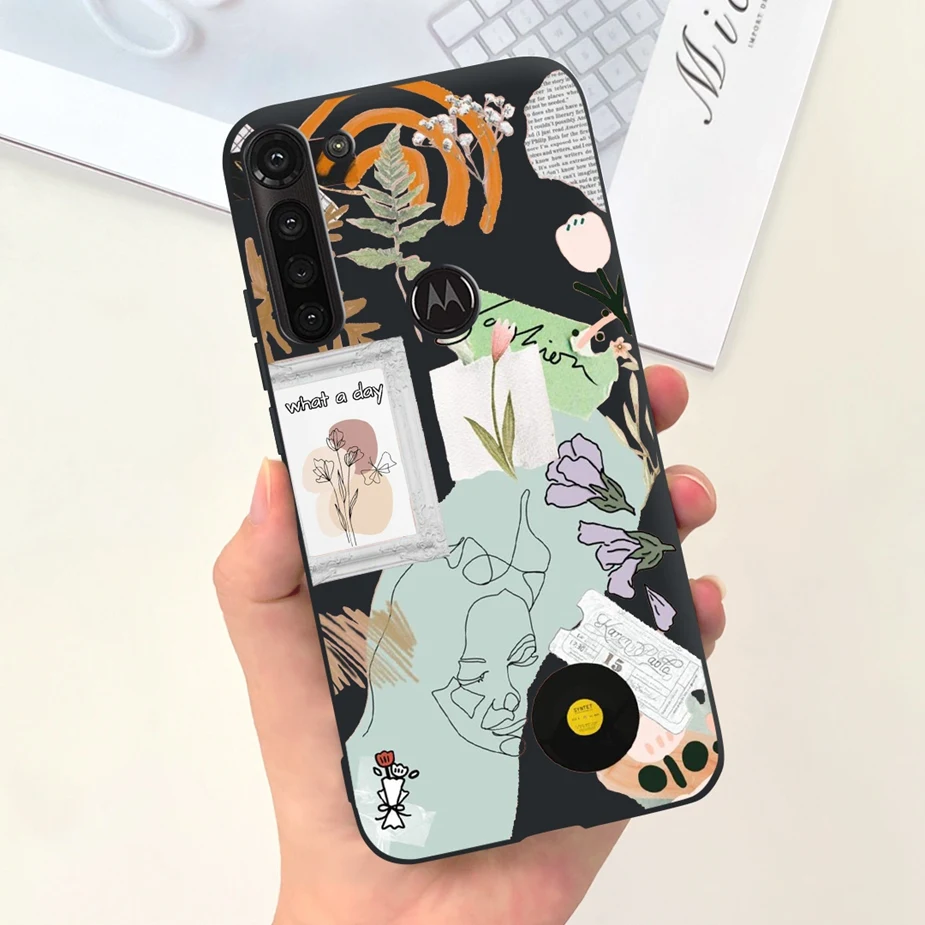 Stylish Art Painted Letters Phone Case - Soft s Coque
