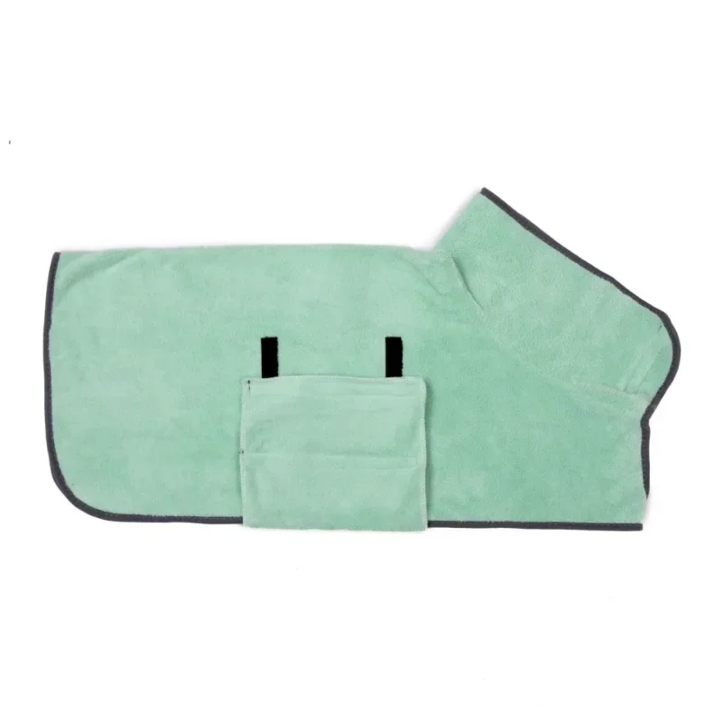Dog Bathrobe Absorbent Pet Quick Drying Bath Towel Dog Bath Towel Large Small Dogs Clean Absorbent Bathrobe Full Body Wrap Cat