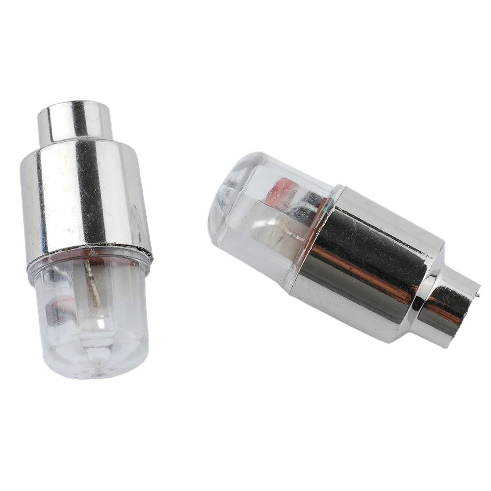 4X Car Tire Tyre Wheel Dust Stem Air Valve Cap Stem LED Light Cover Accessory Led Lights Assembled Wheel Light