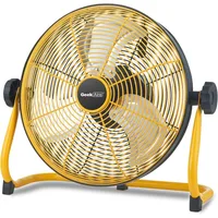 Geek Aire 12 Inch Battery Operated Floor Fan Portable Cordless Metal Blade High Velocity for Camping Travel Hurricane 1