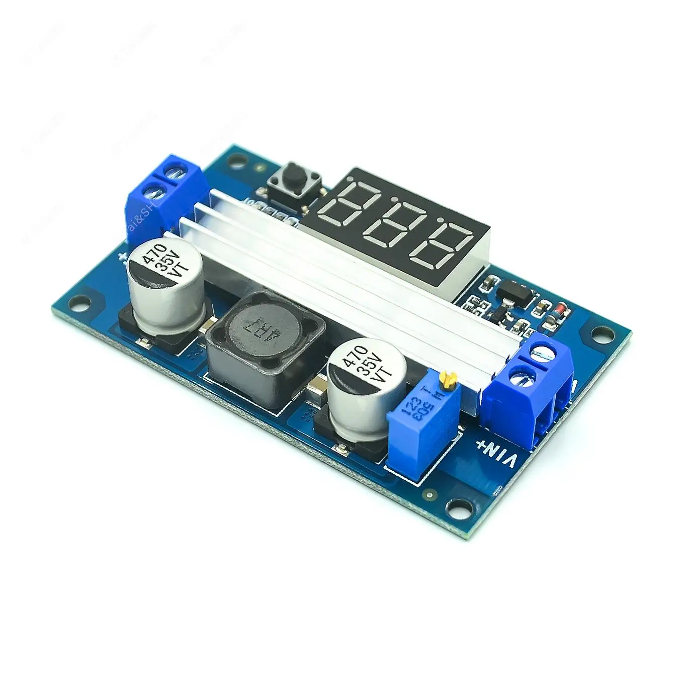 Dc Dc-Dc 3 ~ 35V A 3.5 ~ 35V Ltc1871 Booster Step-Up Modulo Convertitore Alimentatore Regolato + Voltmetro