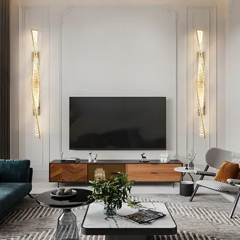 Luxury Gold Crystal Sconce 1