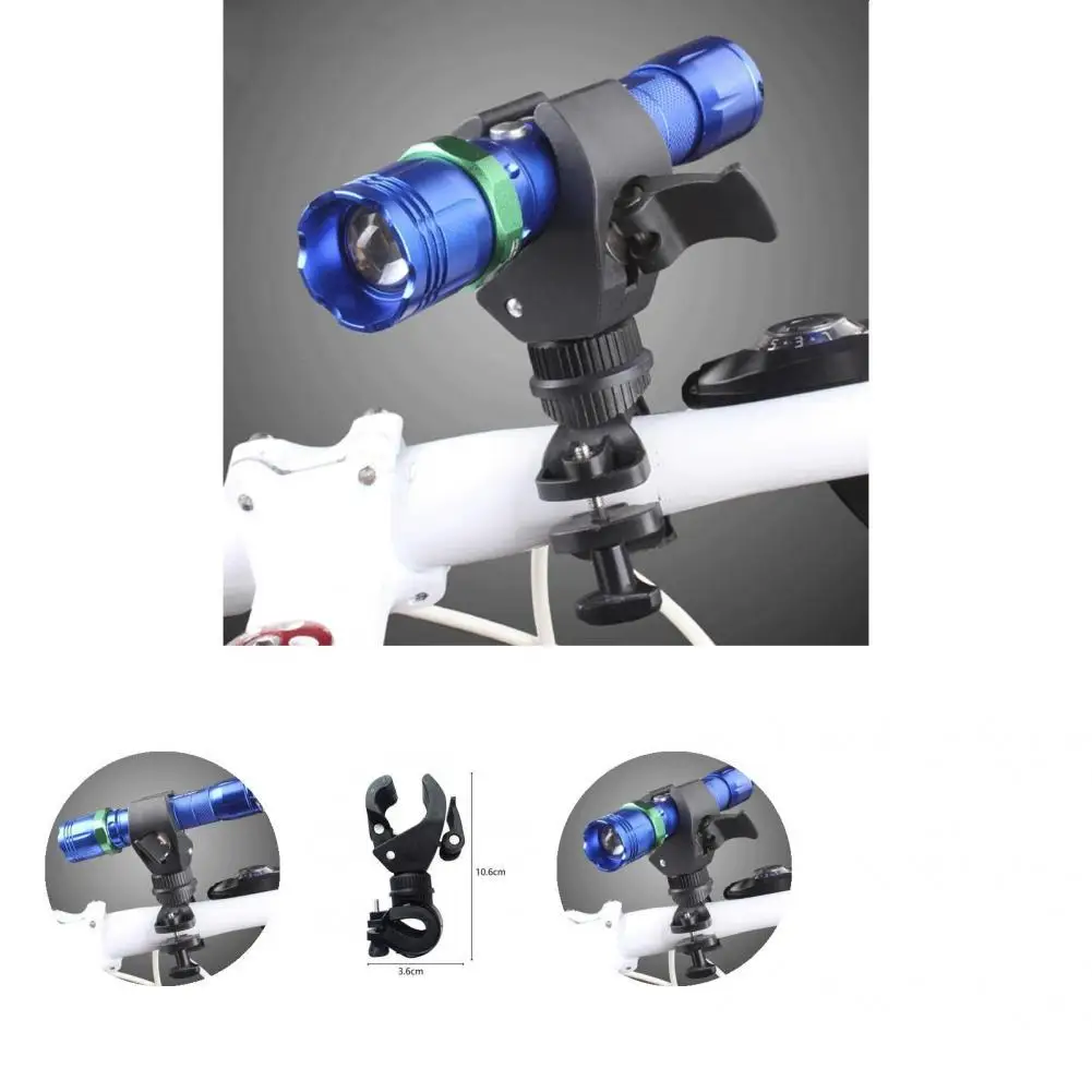 

Bicycle Light Mount Practical Bike Parts Adjustable for Outdoor Bike Lamp Holder Bicycle Light Bracket