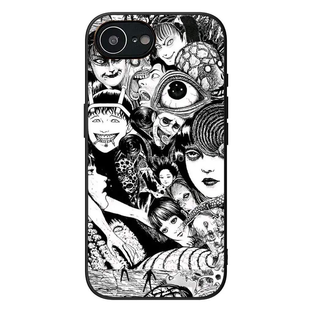 Junji Ito Collection Flexible Phone Cover - Artistic Design Protective Case