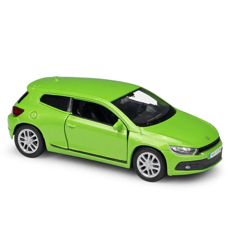 New WELLY 1：36 Volkswagen Scirocco Car Model Metal Simulation Alloy Pullback Toys Car Models Hobbies Collection Decoration Gifts 1 43 alfa romeo f1 team stake c43 car model zhou guanyu racing simulated alloy toys model hobbies decoration collect boy gift