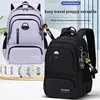 2025 Large capacity men's backpack with astronaut pendant 2 sizes of student school backpacks Student nylon school bags mochilas 1
