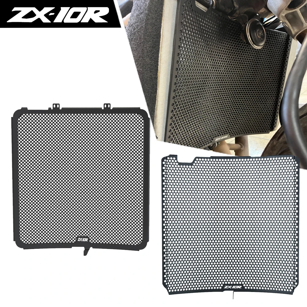 

New ZX10R Radiator Grille Guard Cover For Kawasaki NINJA ZX-10R 2008 2009 2010 2011 2012 2013 2014 2015 2016 2017 2018 2019 2020