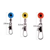 20pcs Fishing Line Hook Swivels Shank Clip Connector Interlock Snap Sea Space Beans Lure Fishing Hooks Connector Pesca Tackle 2